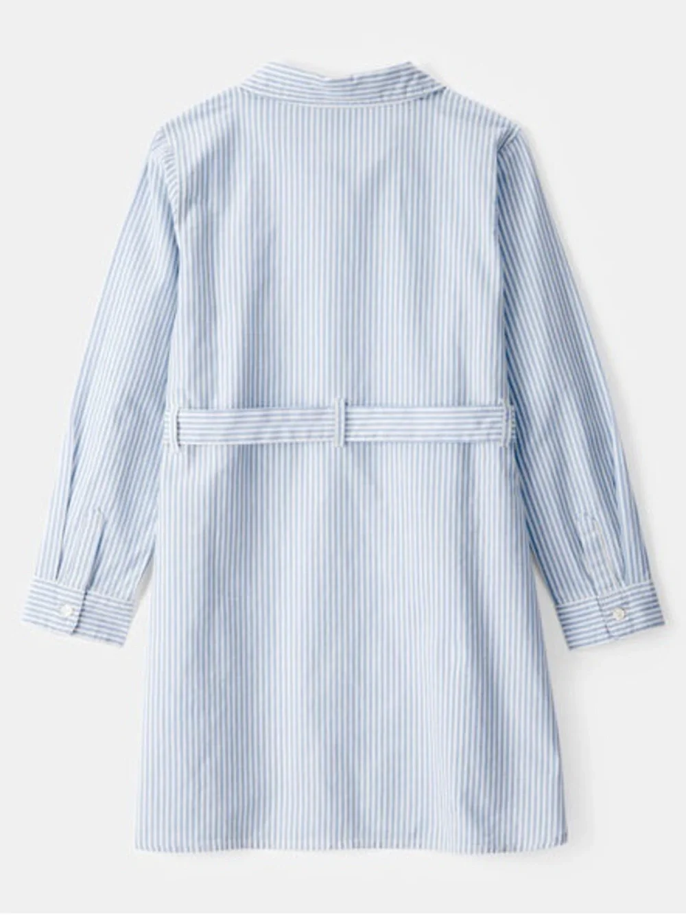Carters NWT Striped Button Down Long Sleeve Dress with Sash size 6/6x